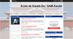Desktop Screenshot of ecole-karate-do.com